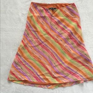 Multi-color Chiffon Skirt